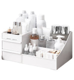 Organisateur de maquillage 25,5x16x11,5 cm boîte de rangement à 2 tiroirs pour chambre salle de bain organisateur de cosmétique