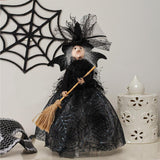 Décorations d'Halloween Festival fantôme sorcière poupée arbre top étoile décoration de bureau poupée figurine ornements