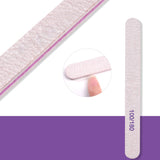 Lime à ongles professionnelle lavable double face 100/180 Lime à ongles réutilisable à la maison et au salon Outils de manucure