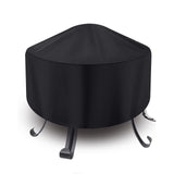 Housse de protection 85x40cm 420D oxford housse de barbecue pour poêle à feu rond d'extérieur imperméable et résistant au soleil