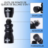 Accessoires de billard 2,3 cm Acier inoxydable 304 Combine limage piquage et façonnage de pointes Portable et facile à utiliser