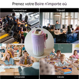 Mug Isotherme 450ml mug lsotherme portabilité tasse isolée sous vide thermos tasse en avec affichage intelligent de la température