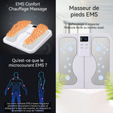 Masseur pieds 10 Modes Minuterie d'arrêt USB EMS Microcurrent Smart Touch Pliable Portable Ecran LCD 1.Appareil massage pied