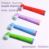 Têtes de Brosse à Dents de Rechange 15x9x2cm pour EB10-a Enfants Nettoyage en profondeuBrossettes pour brosse à dent électrique