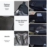 Gilet moto veste armure moto blouson motard gilet protection équipement de moto protection de poitrine et de dos gilet cycliste