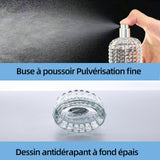 Flacon parfum vide 8.6x5cm 30ml vaporisateur parfum voyage recharge parfum–spray compact élégant et anti-fuite flacon parfum vide