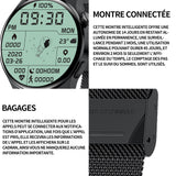 Montre connectée montre intelligente appel Bluetooth montre de sport 360x360 IPS montre diamètre 36-40mm charge magnétique noir