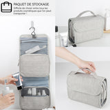 Trousse de toilette suspension multifonctionnelle amovible portable séparation sèche et humide trousse maquillage toiletry bag