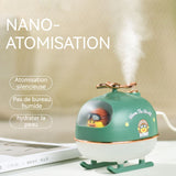 Humidificateur 300ml purificateur de bureau dessin animé petit avion humidificateur cadeau de noël diffuseur huiles essentielles