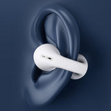 Casque Bluetooth sans fil à clipser Casque stéréo Surround On-ear Bilateral Stereo Sound Transmission Range 15m Long Lasting Life
