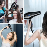 Sèche-cheveux 800W Haute puissance Air chaud et froid à 5 vitesses 2200 grand volume Soins capillaires à température constante