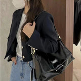 Sac de messager en cuir grande capacité mode dames sac à dos une épaule sous les bras sac à dos sac diagonal sac de banlieue