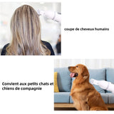 Peigne à poux 13 500 tr/min peigne anti poux electrique en abs peigne anti-poux pour animaux domestiques chien électrique demeloir