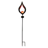 Lampe à flamme solaire lampe de paysage de pelouse extérieure  de cour lampadaire de pelouse de jardin au sol pelouse de jardin