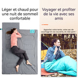 Sac de couchage 220x75cm sac de couchage chaud d'été simple couchage de camping portable confortable et respirant étanche à l'eau