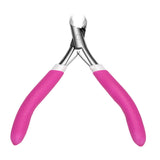 oupe-ongles 8,8x7,5cm peaux morte ciseaux cuticules en t lame tranchante poignée antidérapante ressort intégré acier inoxydable