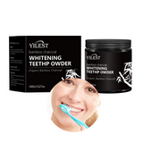 Poudre de blanchiment des dents 100g poudre nettoyage des dents dentifrice en bambou charbon actif naturel sante de hygiene buccale