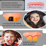 Dents de vampire 10 modèles 5x3x2cm dents de démon d'halloween pour les accessoires de maquillage d'halloween noël dent de vampire