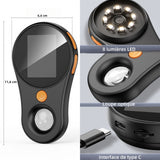 Microscope numérique haute définition de 2 millions de pixels 8 lumières LED loupe électronique portable haute définition 500x