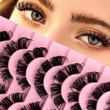 Faux cils de chatFaux cils de chat bouclésFaux cils de chat bouclésLes extensions naturellesFaux cils épais pour les yeux agrandis