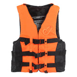 Gilet de sauvetage flottabilité 100n équipé d'un sifflet de survie bandes réfléchissantes boucle de sécurité ceinture élastique