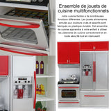 uisine enfant 24.8x6.8x32.2cm Simulation de cuisine  jouet durable pour enfants ensemble de cuisine jouet drôle Jouets de cuisine