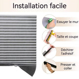 Stores enrouleurs jour et nuit 60x150cm tissus non tissés imperméable résistant aux tache aucun poinçonnage requi parasol bureau