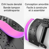 Étirement  du dos 25x38x16cm appareil de traction lombaire pour correcteur de dos massage de la taille soulagement lombaire courbé