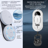 Robot laveur de vitre PASSIONOVA automatique intelligent 5600 pa aspiration puissante télécommande 10 lingettes adhésion puissante