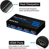 Splitter HDMI Une minute quatre équipement vidéo haute définition 4K sur même écran Connectique Cable Audio Video Connectique