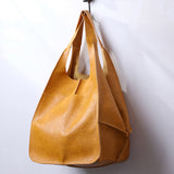 Mode seau type fourre-tout femmes sac à dos nouveau rétro simple grand sac en cuir souple grande capacité seule épaule portable