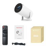 Mini Videoprojecteur Portable 4K 120 ANSI Bluetooth 5.0 WiFi 6 Android 11 Projecteur avec Video Correction Automatique du Trapéze