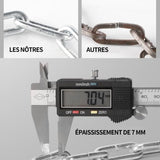 Antivol velo 110cm noir sécurité combinaison de chiffres cadenas pour vélo moto enfant adultes chaîne antivol vélo antivol de vélo