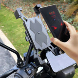 Vélo moto support de téléphone portable matériel alliage support de navigation disponible batterie de voiture disponible