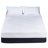 200*200CM chapeau de lit imperméable à l'eau et à la poussière protège-matelas blanc pur chapeau de lit imperméable à l'eau