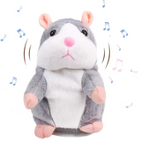 Peluche hamster 7,9x15x7,9cm imiter de sons peluche de hamster parlant jouet en peluche pour enfant interactifs peluche hamster