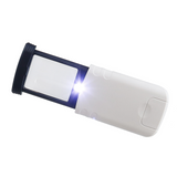 Loupe optique 2PCS loupe portable pliable et rétractable loupe lecture éclairage LED intégré pour la lecture les bijoux pièces