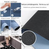 Tapis de Cuisine Antidérapant Tapis de Cuisine Devant Evier Anti salissures 40 x 60cm + 40 x 120cm Résistant à la poussière Tapis