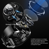 Montre connectée 15 jours dautonomie veille connected watch montre détection mouvements bluetooth montre oreillette bluetooth 2 en 1