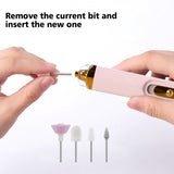 Vernis à ongles électrique Usage domestique Stylo rechargeable Portable Enlever l'ongle Manucure Sans fil Vernis à ongles