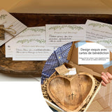 Bol de prière forme de coeur en bois cadeaux chrétiens pour femmes bol de décoration tridimensionnel avec croix de congrégation