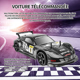 Voiture télécommandée 2.4GHz 4WD RC voiture l'échelle réaliste voiture de course à dérive 70kmh jouet automobile modèle de dérive