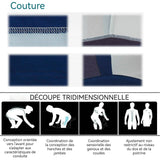 Maillot de cyclisme 65-75kg poids L vêtements taille manches courtes cuissard court gel 3D rembourré maillot de cyclisme respirant