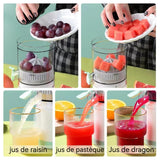 Presse-agrumes 600ml 45W extracteur de jus domestique jus domestique de jus portable séparé mini mixeur multifonctionnel vert