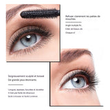 Mascara 10 ml étanche à l'eau longue durée et naturel ne tache pas et ne s'enroule pas tête de brosse fine épais et long mascara