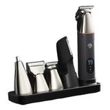 Tondeuse cheveux 5 en 1 tondeuses à cheveux multifunctions professionnel sans fil rechargeable tondeuse avec 5 peignes ecran LED