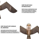 Cerf-volant anti-oiseaux 5m cerf-volant anti-oiseaux de jardinage cerf volant aigle effaroucheur cerf volant aigle effaroucheur