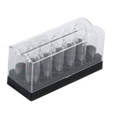 Tubes de rouge à lèvres 12PCS 9,3mm 1,5ml avec boîte de rangement tubes de baume à lèvre DIY tubes de rouge à lèvres vide clair