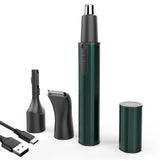Tondeuse Nez 3 en 1 600mAh 3W  Rasage en douceur Tondeuse à poils de nez Lame lavable Utilisation humide et sèche Chargement USB