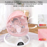 Balancelle electrique 5 modes LED balancement minuterie bluetooth musique transat électrique transat balancelle avec télécommande